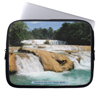 Cascadas de Agua Azul, Chiapas, Mexico Laptop Sleeve