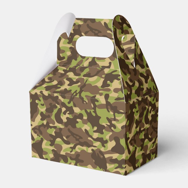 Cascade Camouflage  Favour Box (Front Side)