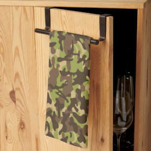 Cascade Camouflage Tea Towel