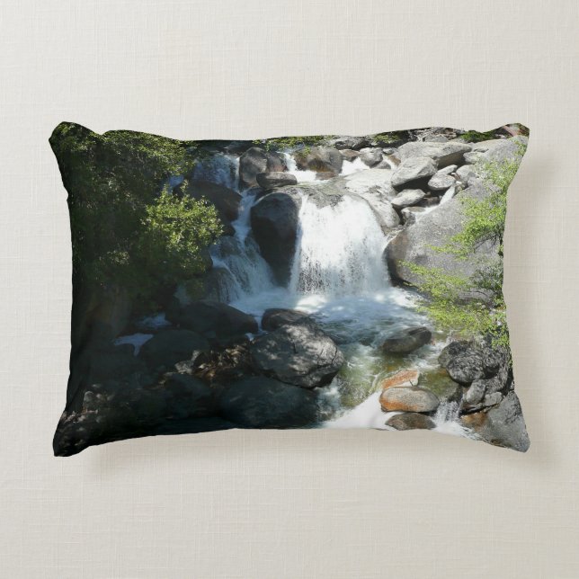 Cascade Falls at Yosemite National Park Decorative Cushion (Front)