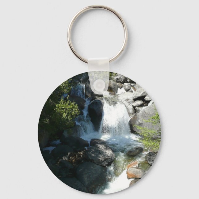 Cascade Falls at Yosemite National Park Key Ring (Front)