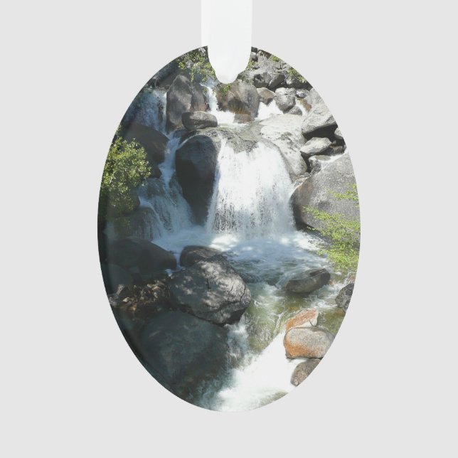 Cascade Falls at Yosemite National Park Ornament (Front)