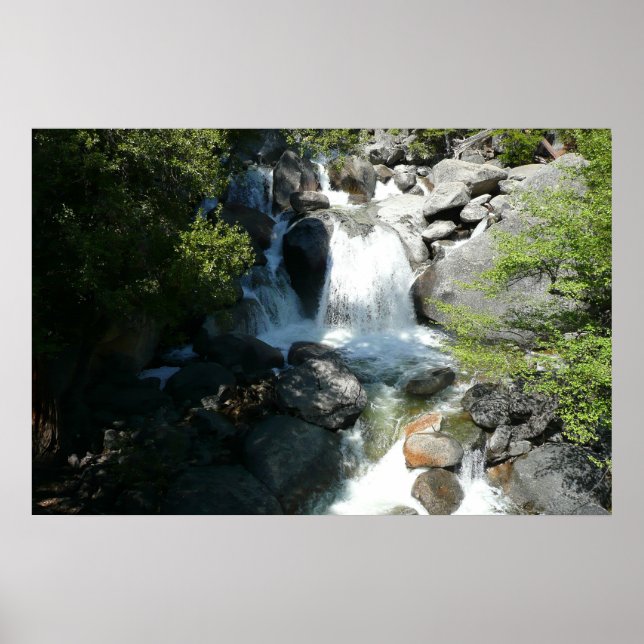 Cascade Falls at Yosemite National Park Poster (Front)