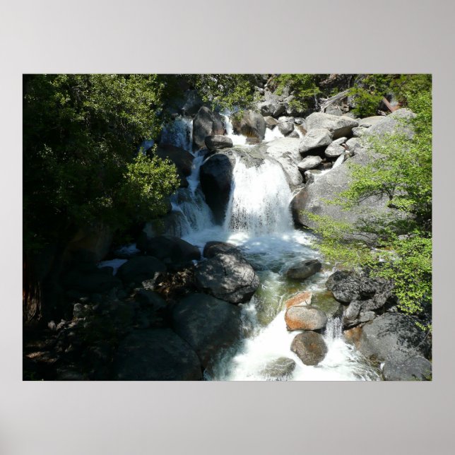 Cascade Falls at Yosemite National Park Poster (Front)