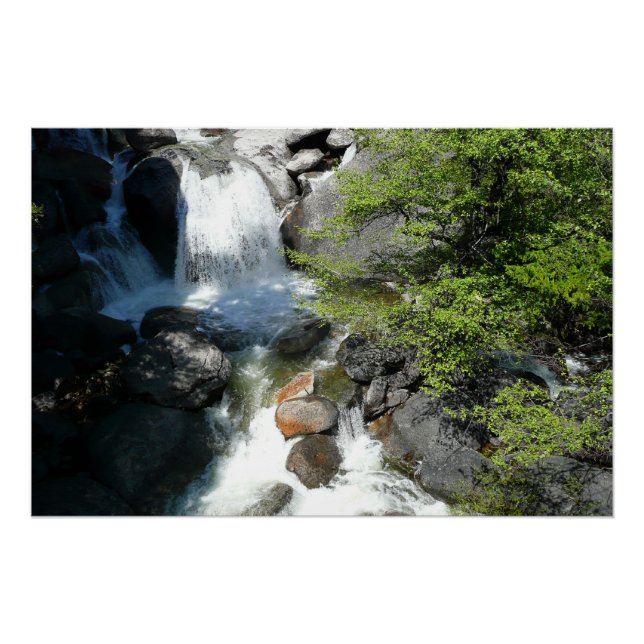 Cascade Falls at Yosemite National Park Poster (Front)