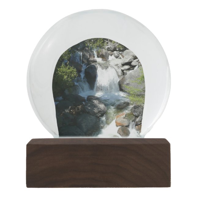 Cascade Falls at Yosemite National Park Snow Globe (Front)