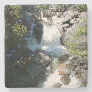 Cascade Falls at Yosemite National Park Stone Coaster