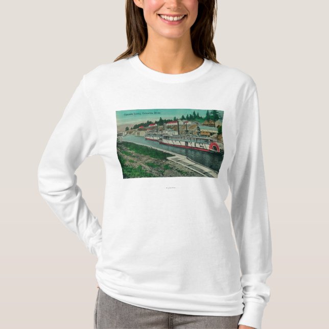 Cascade Locks on the Columbia River T-Shirt (Front)