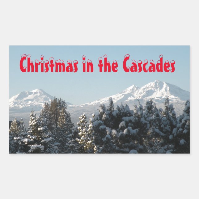 Cascade Mountain Sticker (Front)