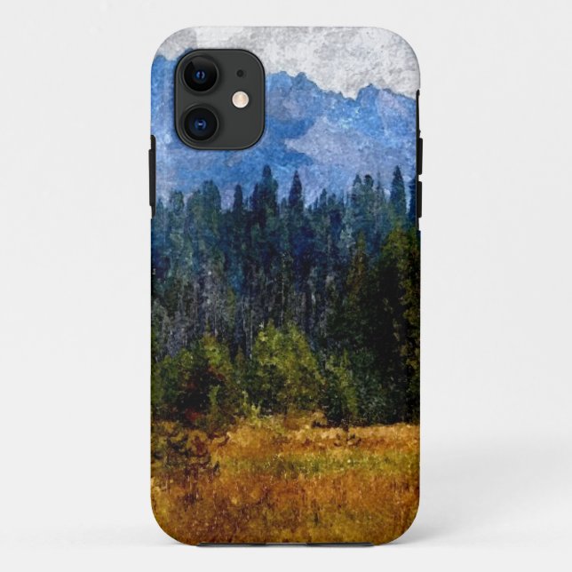 Cascade Mountains Meadow, Oregon Case-Mate iPhone Case (Back)