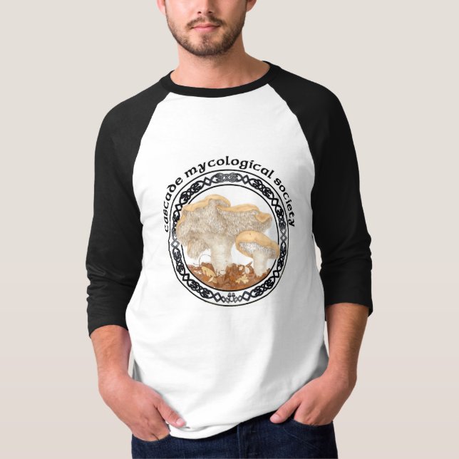 Cascade Mycological Society Hedgehog T-shirt (Front)