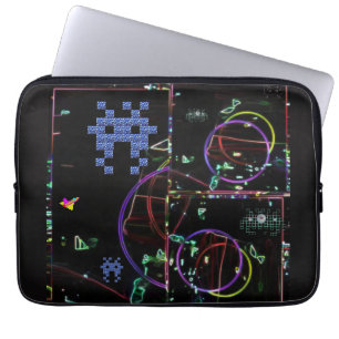 Cascade of Electronic Games Laptop Sleeve