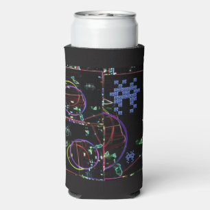 Cascade of Electronic Games Seltzer Can Cooler