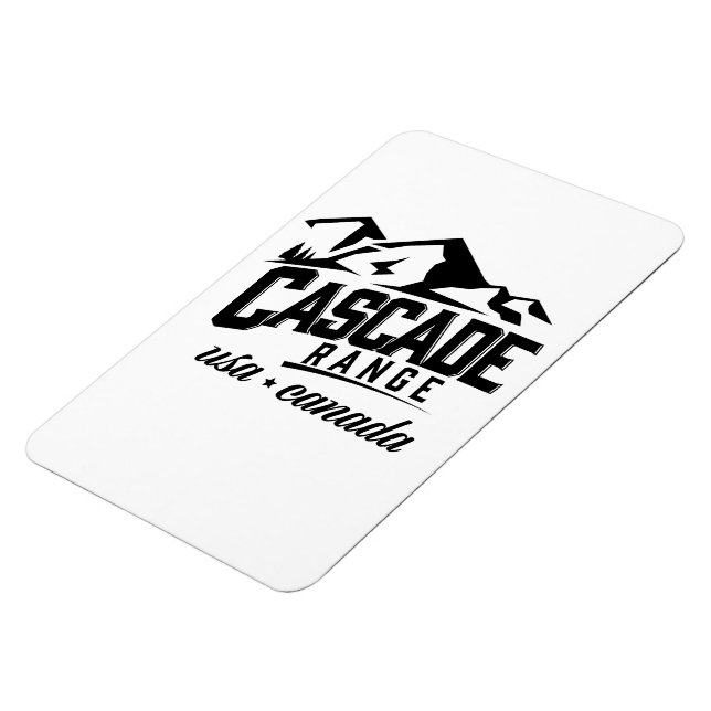 Cascade Range USA Canada logo. Magnet (Left Side)