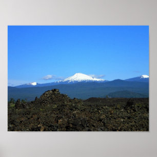 Cascades & Lava Rocks, Oregon Poster