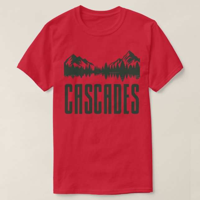 Cascades Mountain Range TShirt (Design Front)