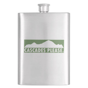 Cascades Please Hip Flask