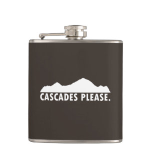 Cascades Please Hip Flask