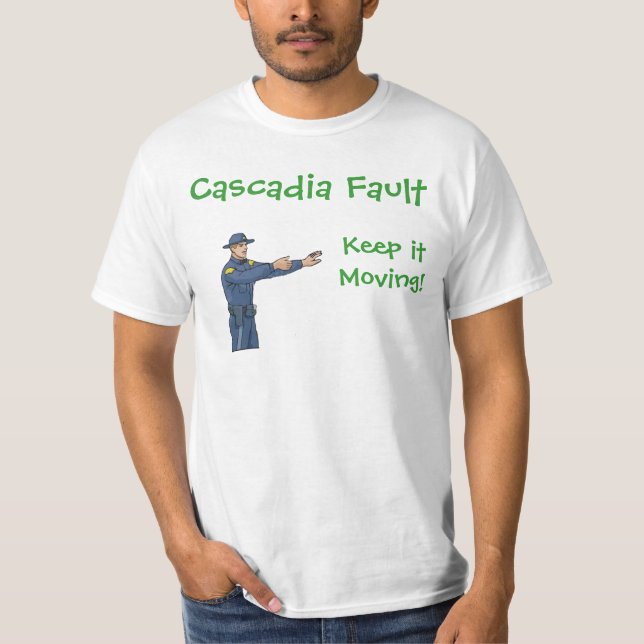 Cascadia Fault T-Shirt (Front)