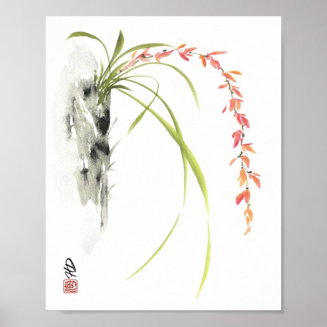 Cascading Blossoms Poster (Front)