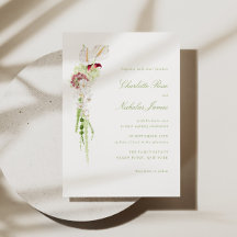 Cascading Floral Bouquet Wedding