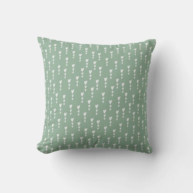 Cascading Hearts Charm Cushion (Front)