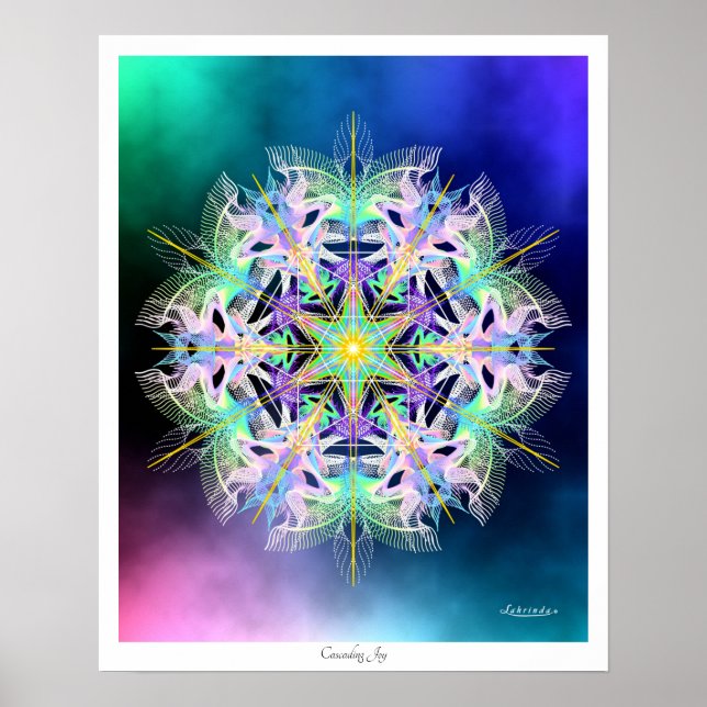 Cascading Joy Poster (Front)