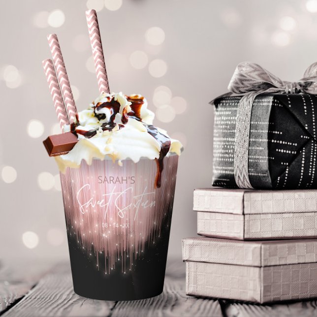 Cascading Lights Sweet 16 Rose Gold ID790 Paper Cups (Creator Uploaded)