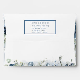 Cascading Roses Wedding Invitation Suite Envelope