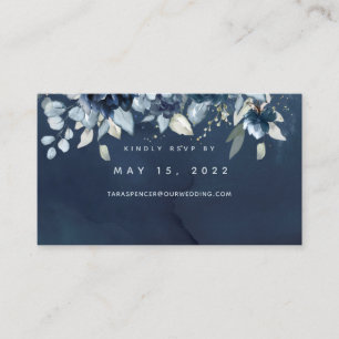 Cascading Roses Wedding Online RSVP Card