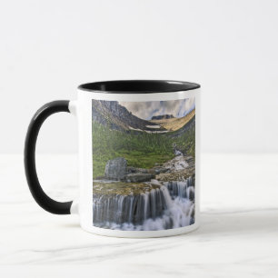 Cascading stream, Glacier National Park, Mug