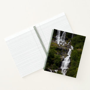 Cascading Volefossen Waterfall Notebook