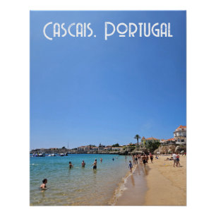 Cascais Beach, Portugal Poster