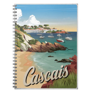 Cascais Portugal Vintage  Notebook