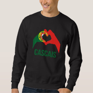 Cascais Portuguese City Love Portugal Flag Sweatshirt