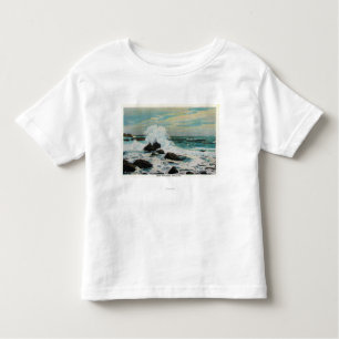 Casco Bay View of the Surf and Rocks Toddler T-Shirt