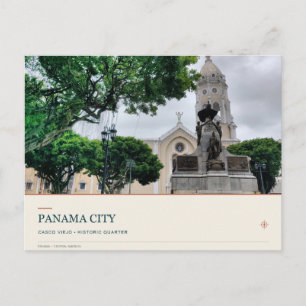 Casco Viejo Cathedral Square Postcard