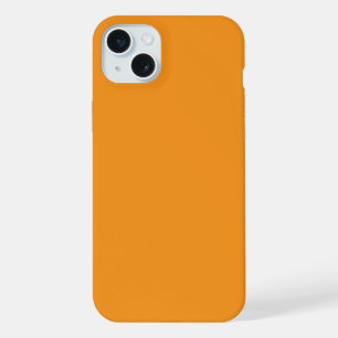 case features a vibrant, warm orange Phone Case