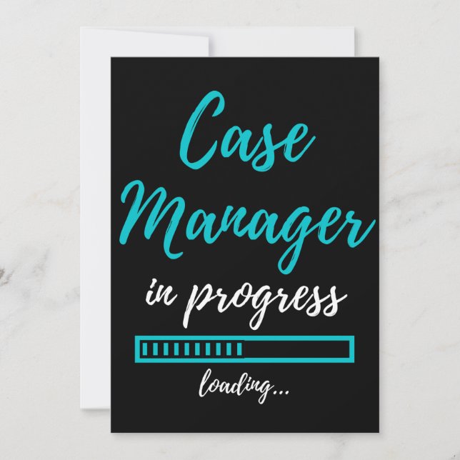 Case Manager In Progress Thank You Card (Front)