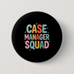 Case Manager Squad 6 Cm Round Badge