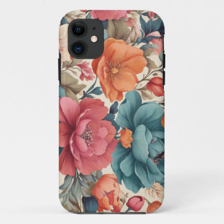 Case-Mate, Apple iPhone 11, Florals pattern Case-Mate iPhone Case