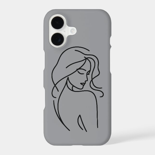 Case-Mate Grey iPhone 17 Protective Case with Arti (Back)