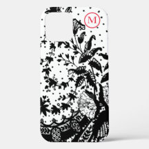 Case-Mate iPhone 12 Case ANTIQUE LACE DIY INITIAL