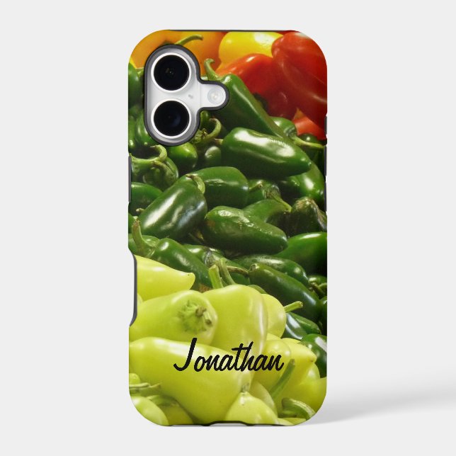 Case-Mate iPhone Barely There Hot Peppers Chilis (Back)