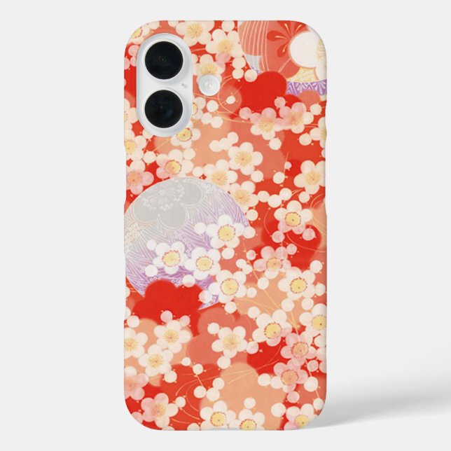 Case-Mate Japanese Rose iPhone 16 Case (Back)