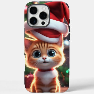 Case-Mate Phone Case, Cute kitten Christmas Design iPhone 16 Pro Max Case