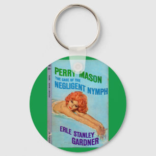Case of the Negligent Nymph book cover Key Ring