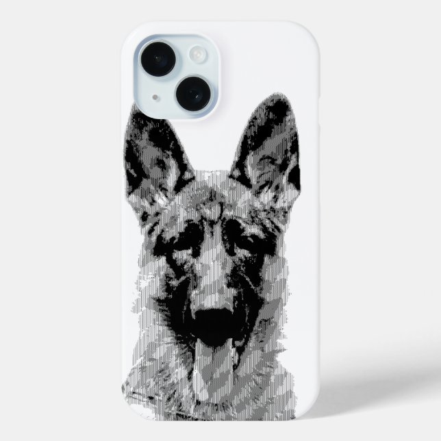 case with German Shepherd (Back)