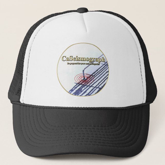 CaSeismoGraph General Merch Trucker Hat (Front)