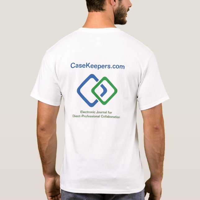 CaseKeepers men's t-shirt (Back)